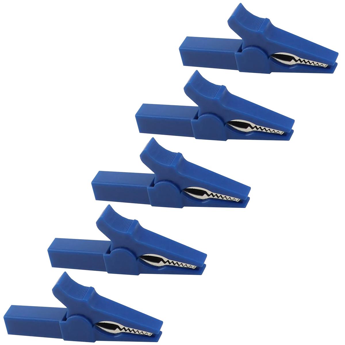 Pinza De Carga Mxjeb-005 Ventdepot 5 Piezas Azul