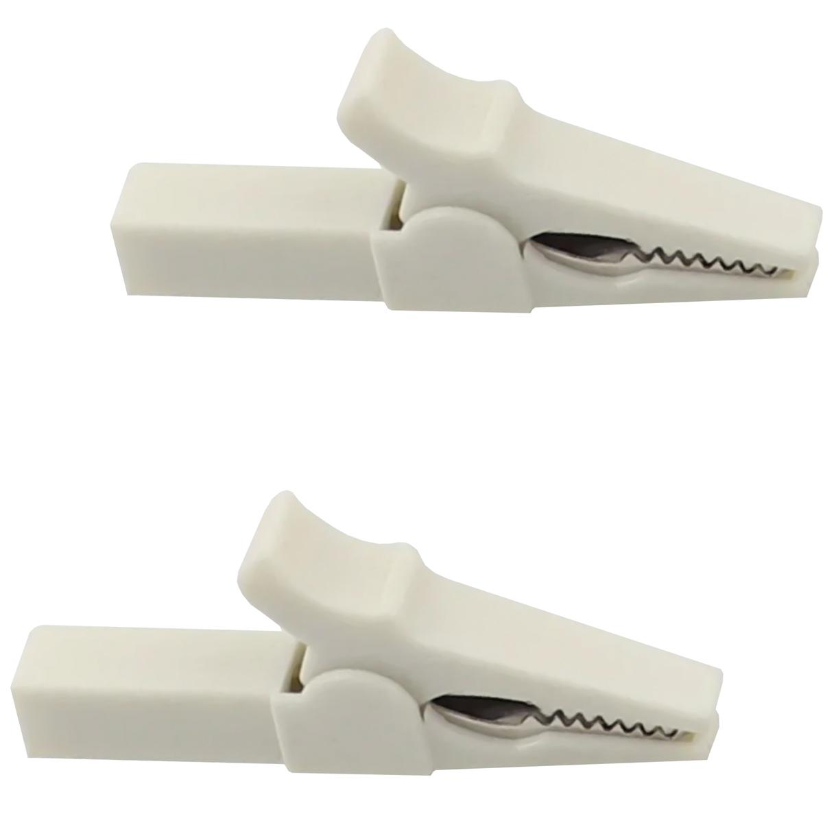 Pinzas Eléctricas 55mm Blancas Mxjek-002 Ventdepot 2 Piezas Blanco