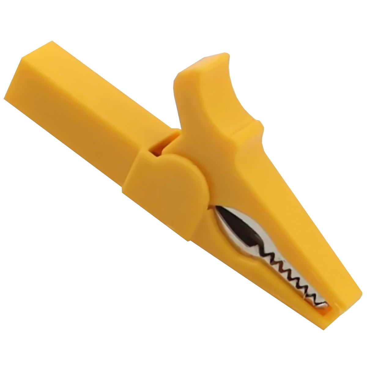 Foto 2 pulgar | Pinza De Cocodrilo Amarilla Mxjew-001 Ventdepot 1 Pieza Amarillo