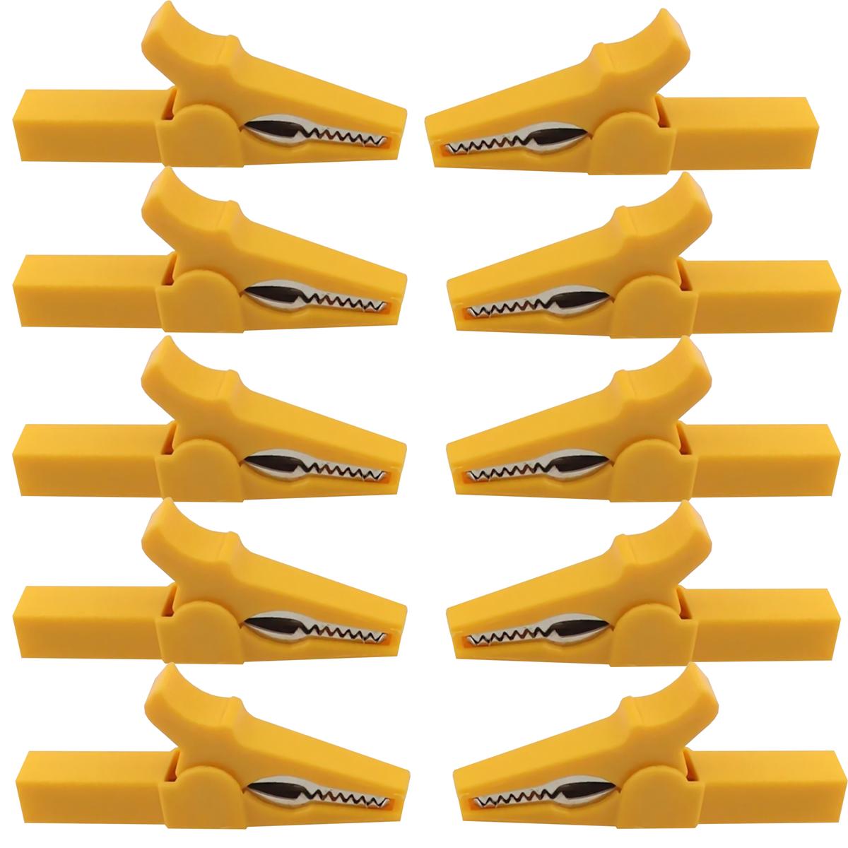 Foto 2 pulgar | Pinza Para Cables Mxjew-006 Ventdepot 10 Piezas Amarillo