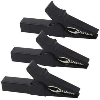 Foto 1 | Conectores Tipo Cocodrilo Negros Mxjel-003 Ventdepot 3 Piezas Negro