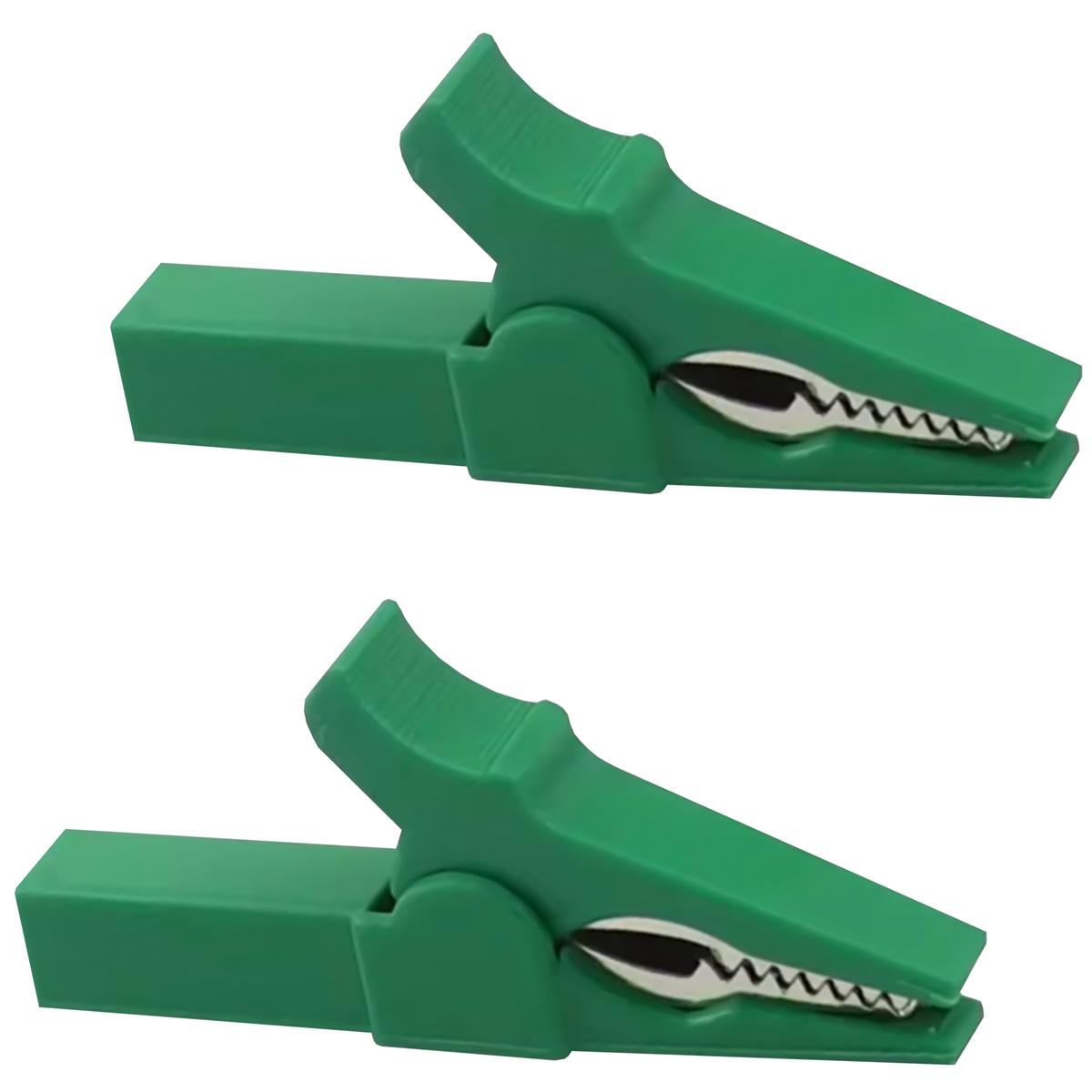 Foto 2 pulgar | Conector Eléctrico De Cocodrilo Mxjer-002 Ventdepot 2 Piezas Verde