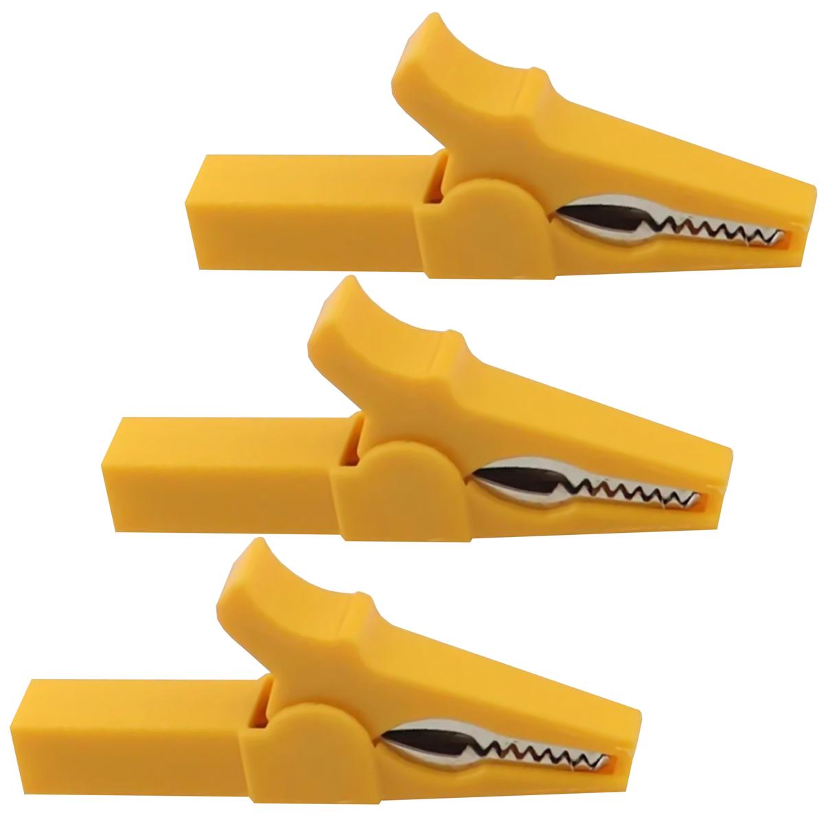 Foto 2 pulgar | Pinza De 55 Mm Mxjew-003 Ventdepot 3 Piezas Amarillo