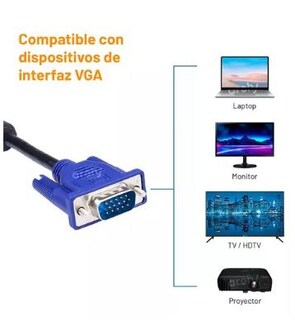 Foto 2 | Cable Vga a Vga Wünd 15 m Uso Rudo