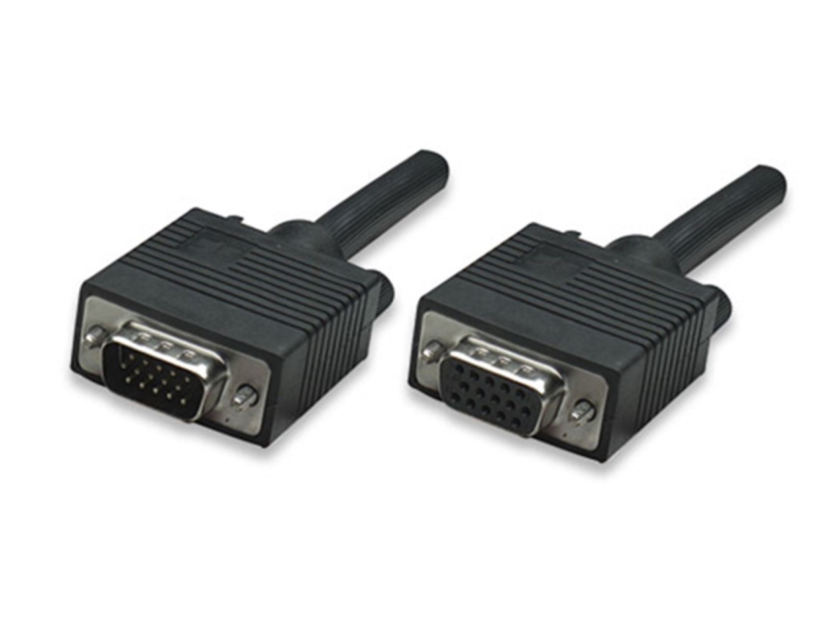 Manhattan - Cable Monitor Svga 8mm Hd15m-h  1.8m