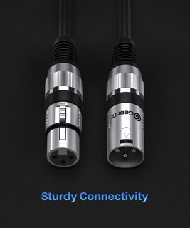 Foto 5 | Cable De Micrófono Gearit Xlr Macho A Hembra De 30 M, 1 Paquete, Negro - Venta Internacional.
