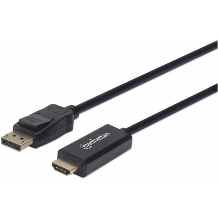 Manhattan - Cable Displayport - Hdmi M-m 1080p  1.8m