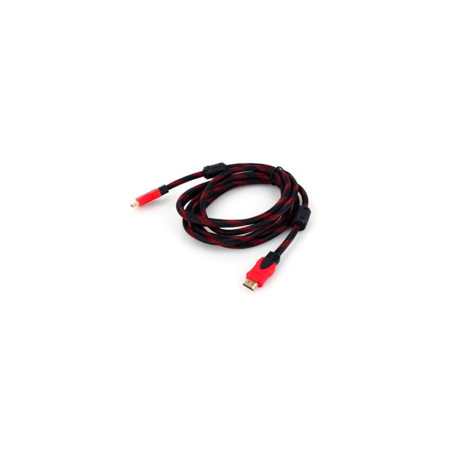 Foto 2 pulgar | Cable Hdmi 20m Full Hd 4k Negro Y Rojo - Venta Internacional.