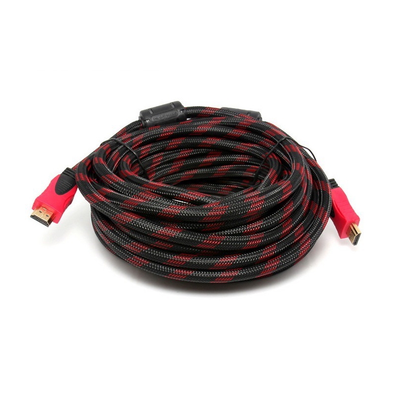 Foto 3 pulgar | Cable Hdmi 20m Full Hd 4k Negro Y Rojo - Genérico - Venta Internacional.