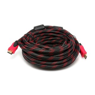 Foto 2 | Cable Hdmi 20m Full Hd 4k Negro Y Rojo - Genérico - Venta Internacional.
