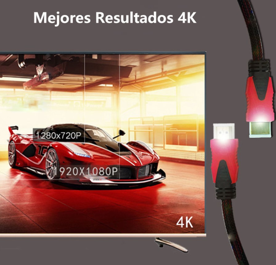 Foto 7 pulgar | Cable Hdmi 15m Full Hd 1080p Para Pc Laptop Consola Negro