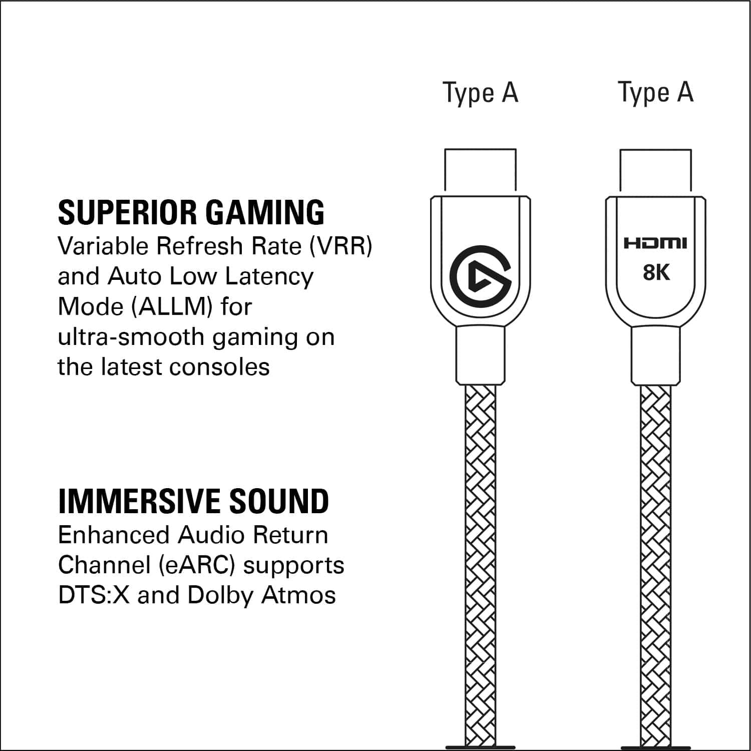 Foto 6 pulgar | Cable Hdmi Elgato 2.1 6.5 Pies - Venta Internacional