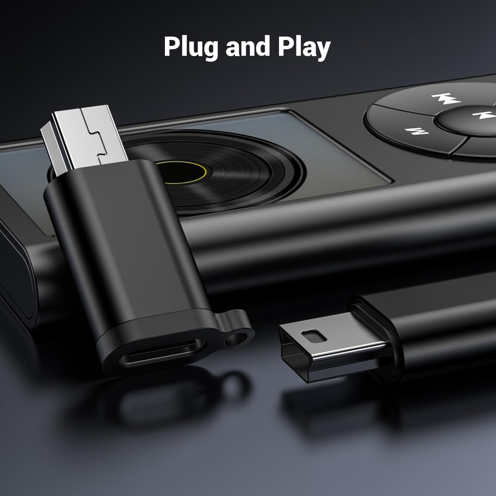 Foto 5 | Miniadaptador Usb Fidioto Usb-c A Mini-usb 2.0 Carga Y Datos - Venta Internacional.