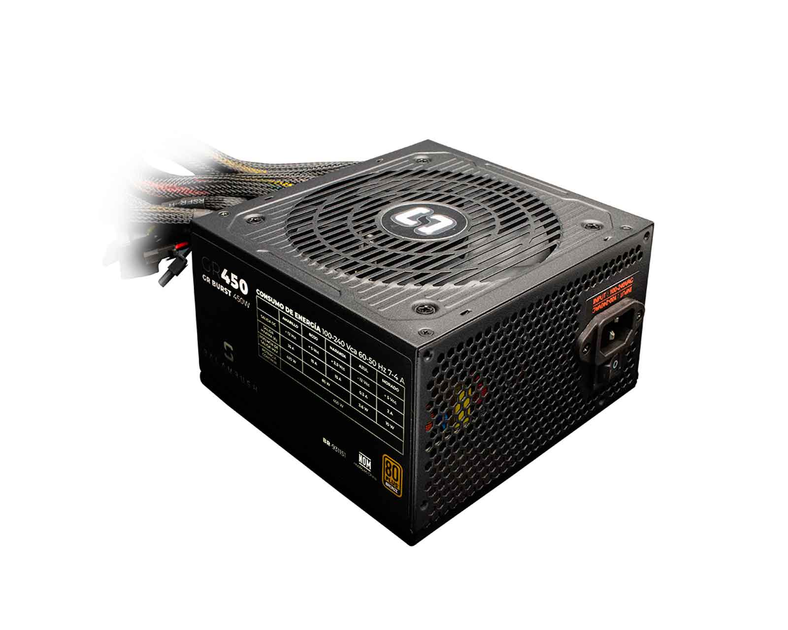 Foto 1 | Fuente de Poder Balam Rush 450w Atx Gr450 Bronze Br-931151 Vga8pines