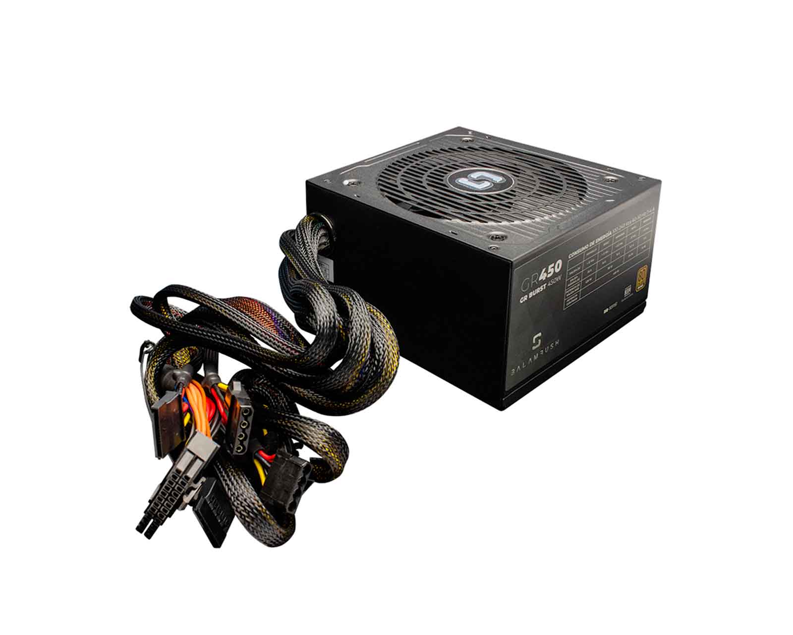 Foto 4 pulgar | Fuente de Poder Balam Rush 450w Atx Gr450 Bronze Br-931151 Vga8pines