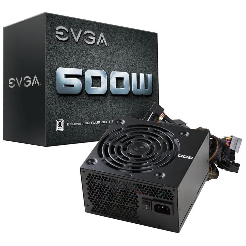 Foto 2 pulgar | Fuente de Poder PC 600 W Gamer EVGA 80 Plus White 100-W1-0600-K1