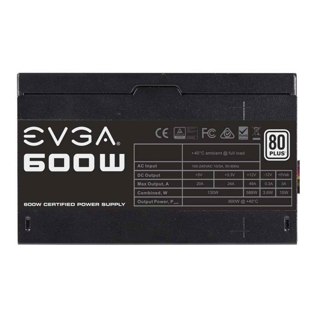 Foto 5 pulgar | Fuente de Poder PC 600 W Gamer EVGA 80 Plus White 100-W1-0600-K1