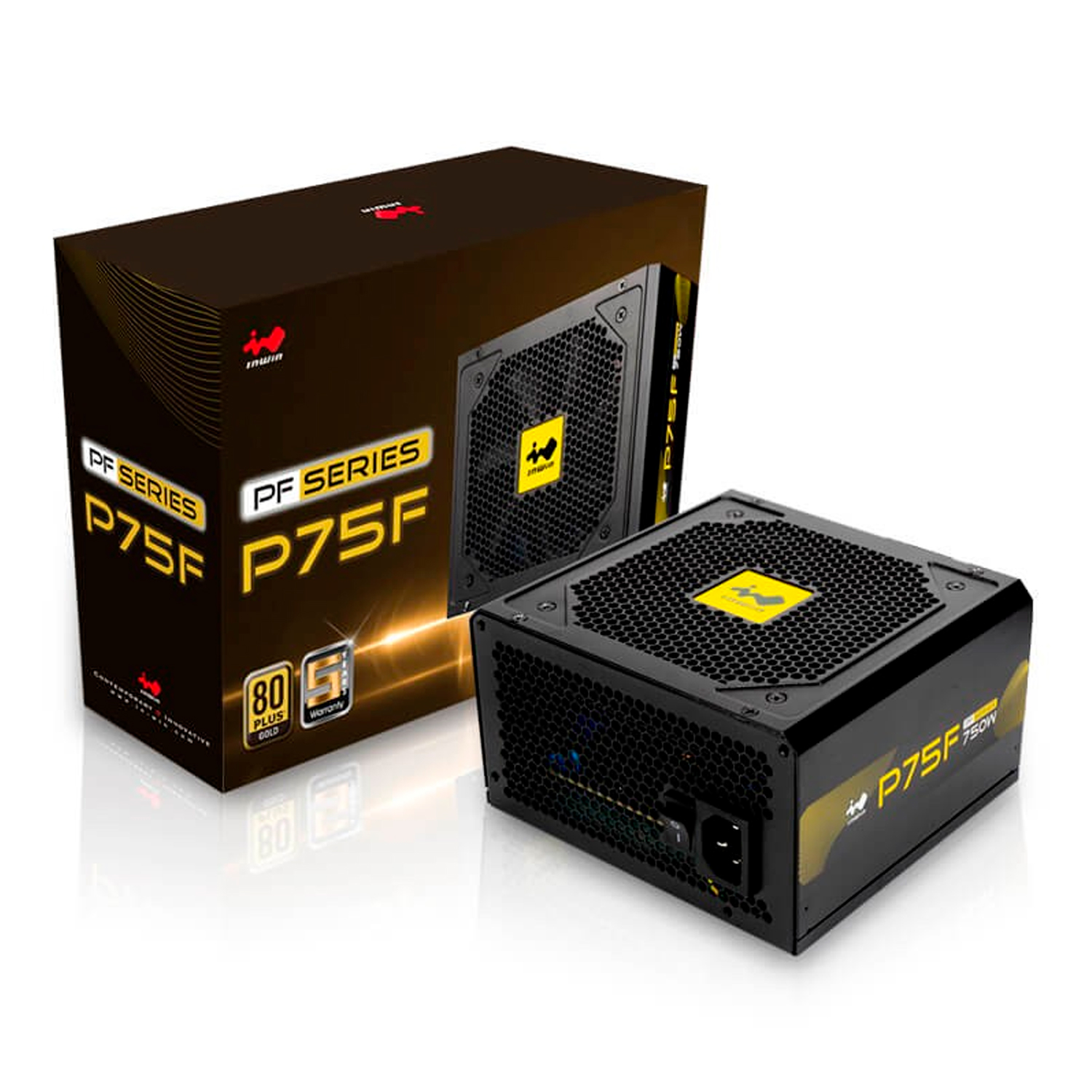 Foto 2 | Fuente Inwin P75f 750w Gold Full