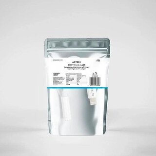 Foto 5 | Convertidor Acteck AC-934848 color Blanco Lightning a Jack 3.5 mm