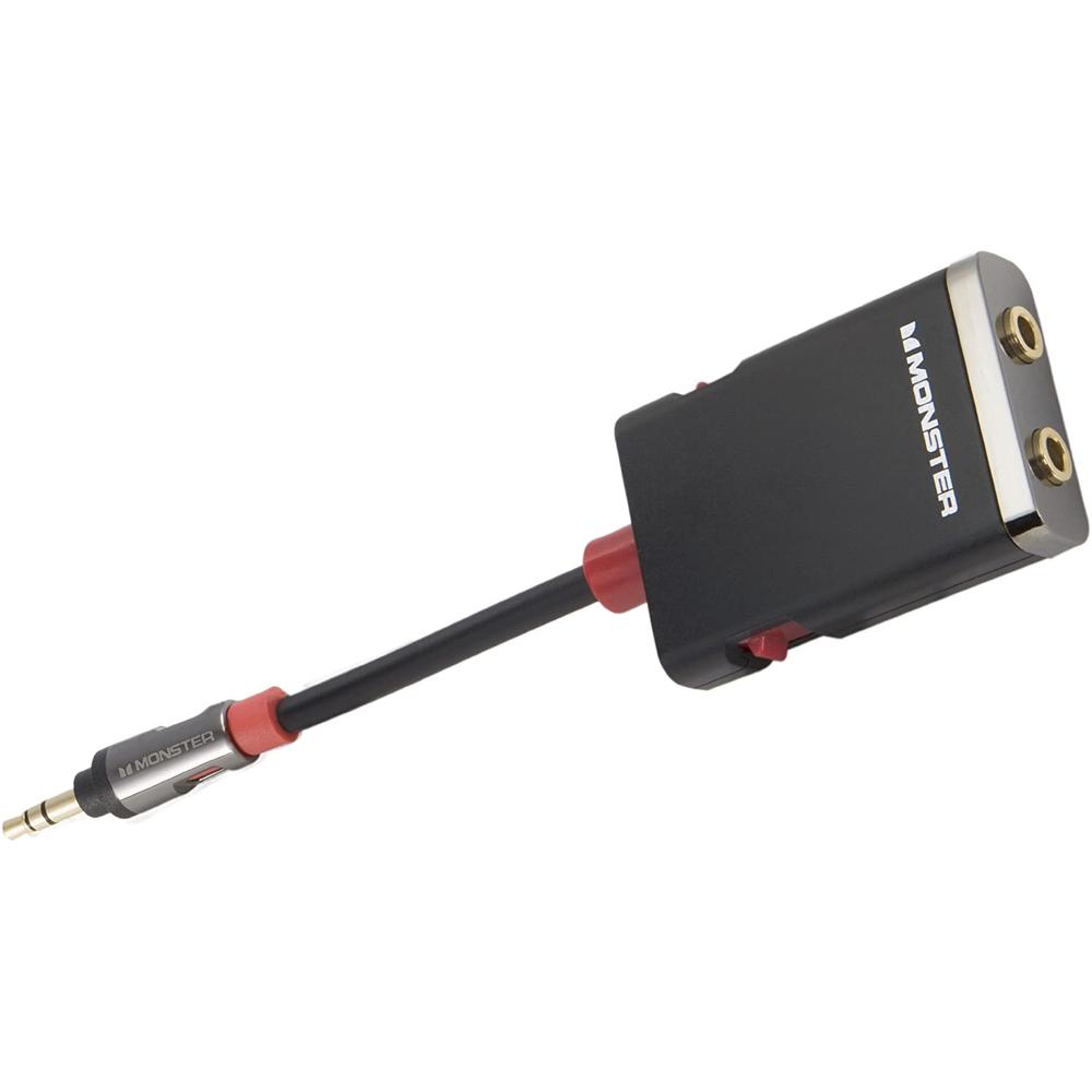 Adaptador Monster Isplitter 1000 Splitter 3.5mm Color Negro