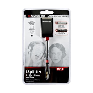 Foto 4 | Adaptador Monster Isplitter 1000 Splitter 3.5mm Color Negro