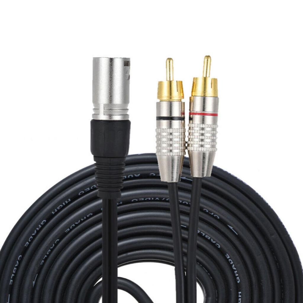 Adaptador De Cable De Audio Xlr De 3 Pines Hembra A 2 Conectores Rca - Venta Internacional.