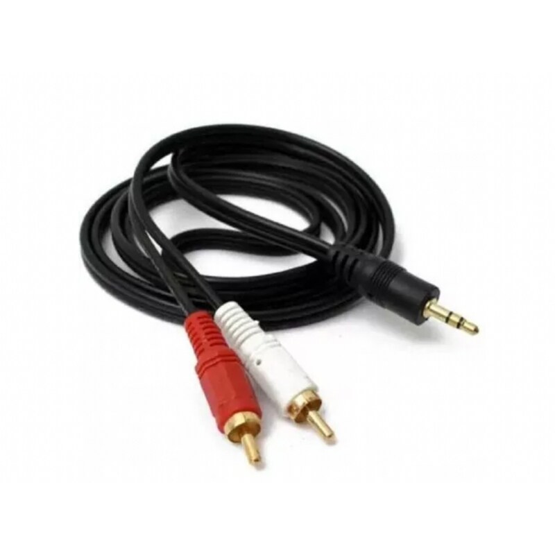 Cable Estéreo Auxiliar De 3,5 Mm Macho A 2 Rca Macho De 1 M - Venta Internacional.