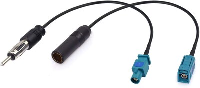 Foto 4 | Cable Adaptador De Antena De Radio Fm Am Estéreo Para Coche, Paquete De 2 Unidades | Bingfu - Venta Internacional.