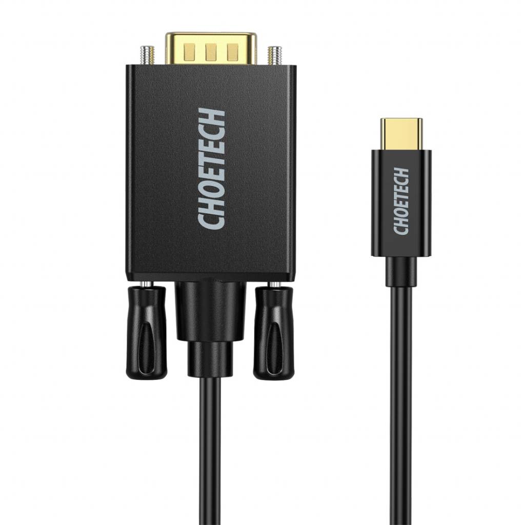 Foto 2 pulgar | Cable de Transmisión Choetech USB-C A VGA 1.8 m