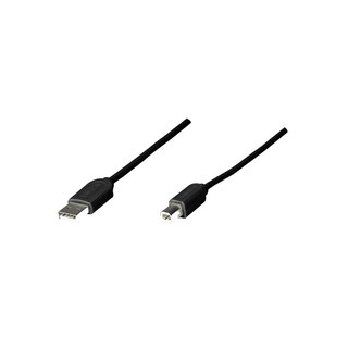 Foto 1 | Manhattan - Cable Usb A-b 1.8m, Negro Economico