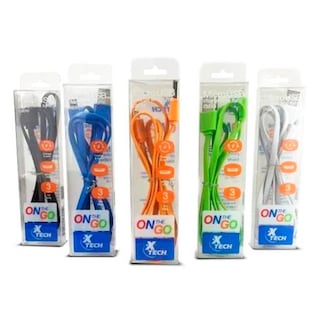 Foto 2 | Cable De Carga Xtech On-the-go Usb-a A Lightning 10 Piezas Xtg-236