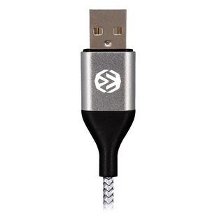 Foto 2 | Cable Acteck Usb A Lightning 1 Metro Nylon Trenzado Negro Ev-917575