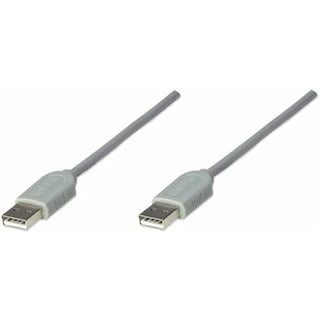 Foto 1 | Manhattan - Cable Usb A-a 1.8m, Gris