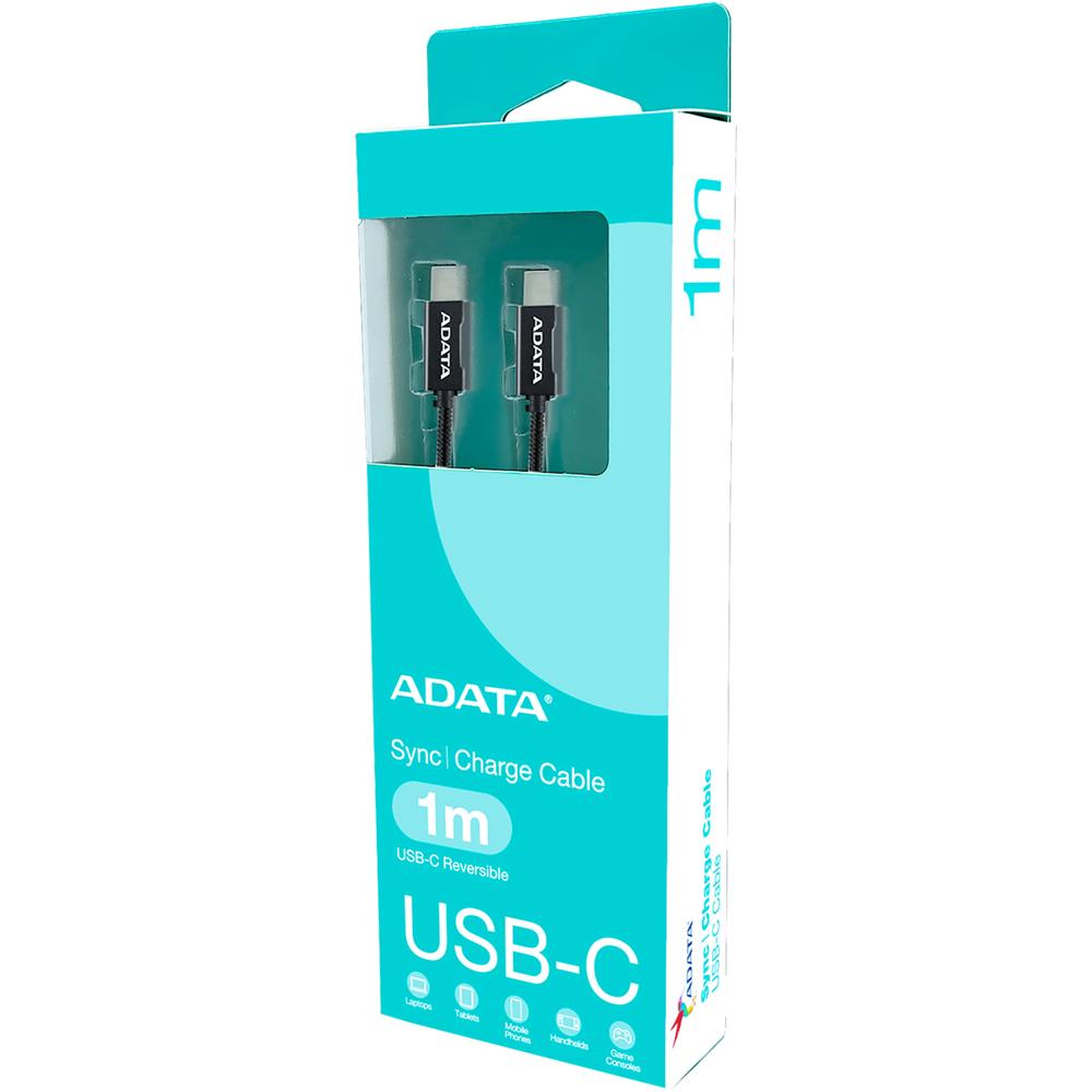 Foto 5 pulgar | Cable Adata Usb Tipo C A Usb Tipo C 1 Metro Negro Cacc-100pn-bk