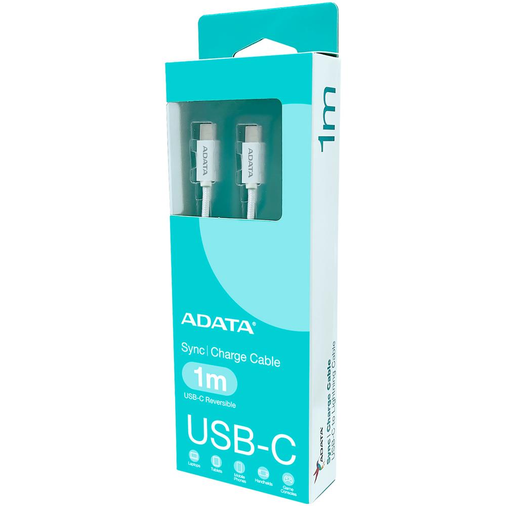Foto 4 | Cable Adata Usb Tipo C A Usb Tipo C 1 Metro Blanco Cacc-100pn-wh