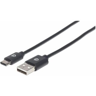 Foto 1 | Manhattan - Cable USB-C V2.0 C-A 2.0 m Negro 480 mbps