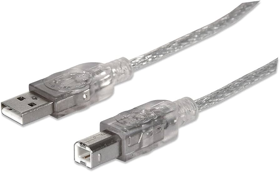 Foto 1 | Manhattan - Cable Usb V2.0 A-b  1.8m, Plata