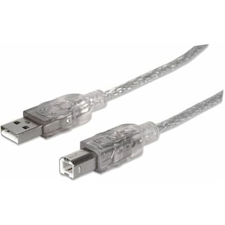 Foto 1 | Manhattan - Cable Usb V2.0 A-b 5.0m, Plata