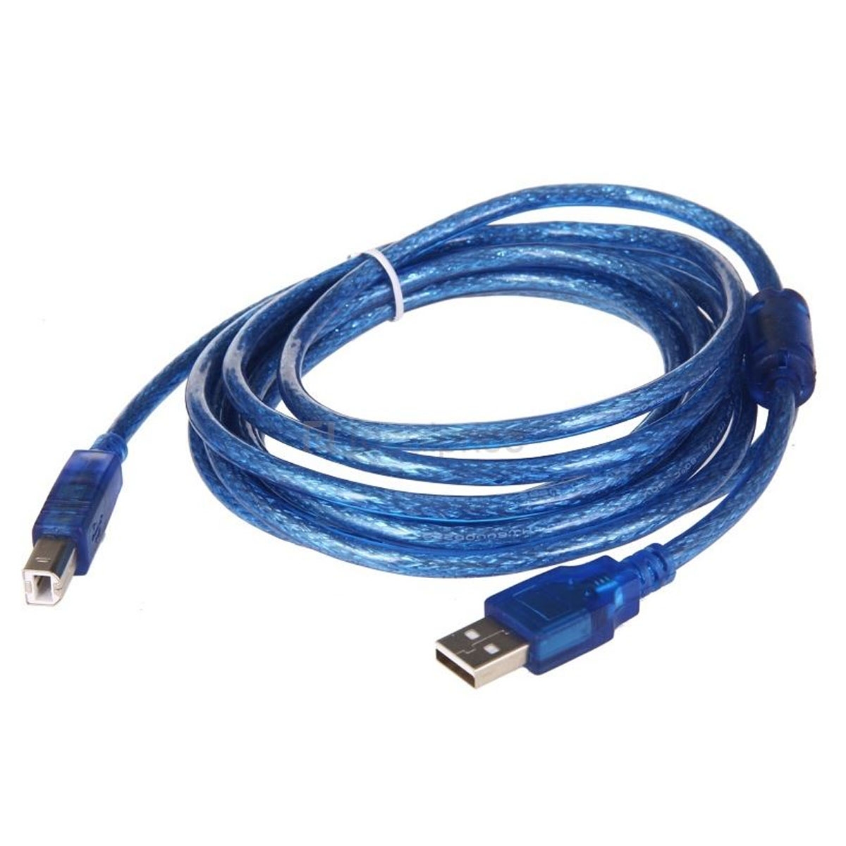 Foto 2 pulgar | Cable Usb Ab para Impresora 5 M Azul - Venta Internacional