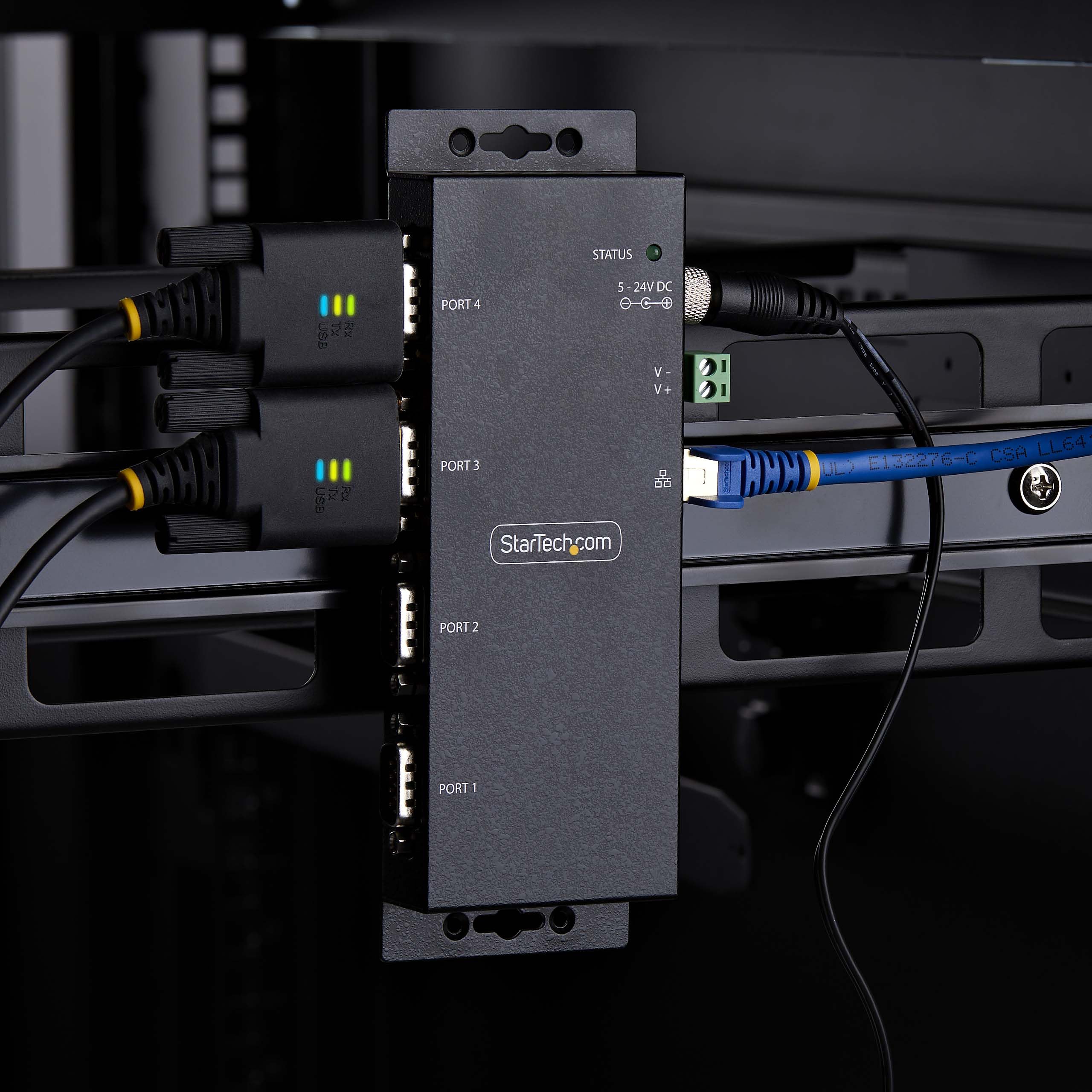 Foto 7 | Adaptador Serie A Ethernet Servidor Ip De 4 Puertos Startech.com - Venta Internacional.