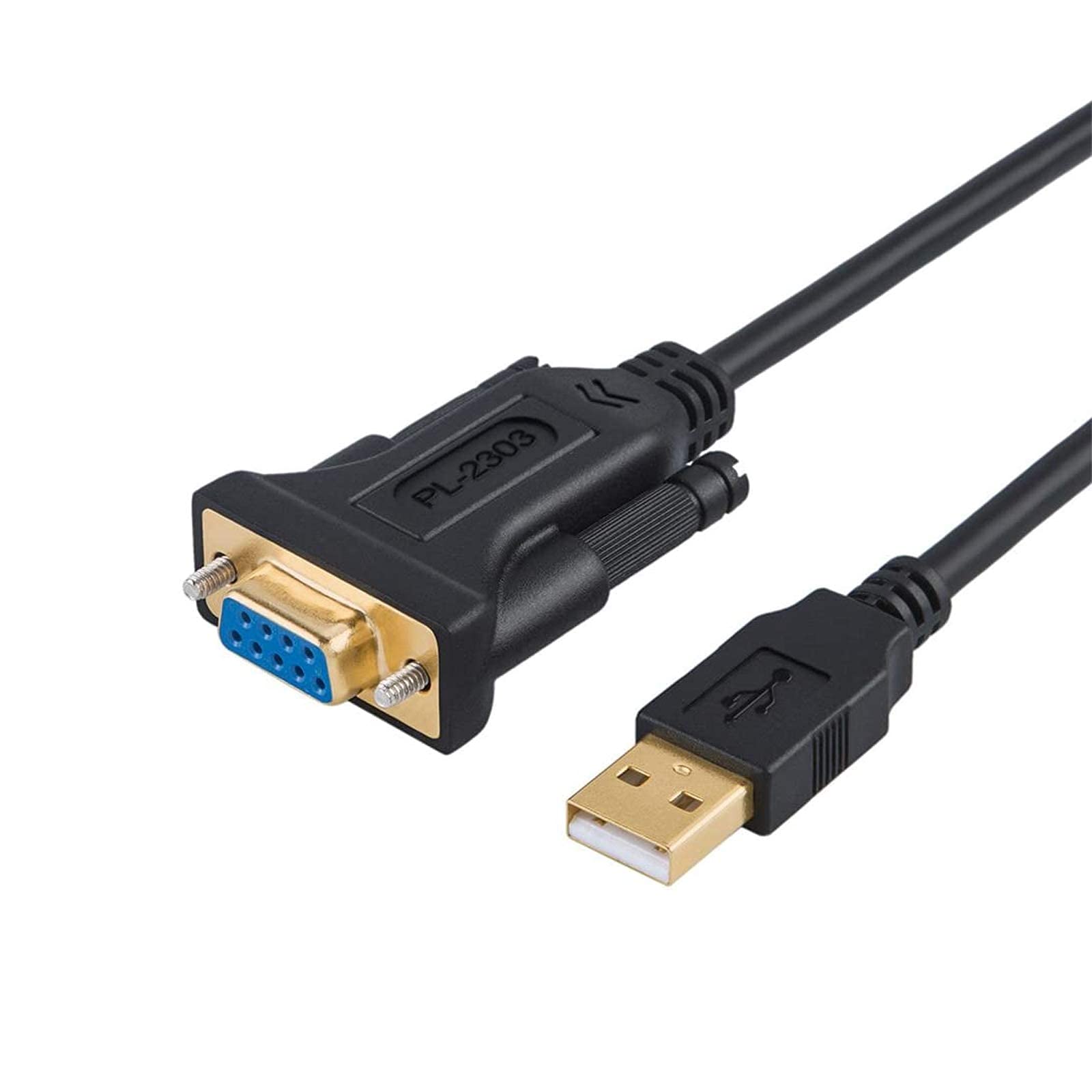 Foto 2 pulgar | Adaptador Usb A Rs232 Cablecreation Pl2303 Chipset 2 M Negro - Venta Internacional.