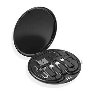 Foto 1 | Para Otg Usb/ Tipo C /lightning Cable Adaptador 6 Kit 60w Lab.g Negro