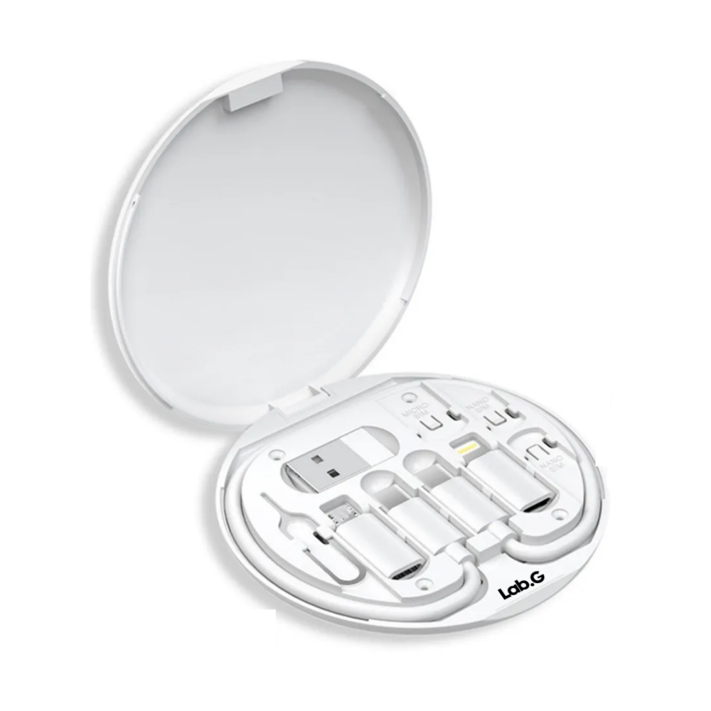 Adaptador Otg Usb Tipo C A Usb 3.0 5gbps 6 Piezas Para Iphone Lab.g  Blanco