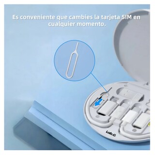 Foto 2 | Adaptador Otg Usb Tipo C A Usb 3.0 5gbps 6 Piezas Para Iphone Lab.g Blanco