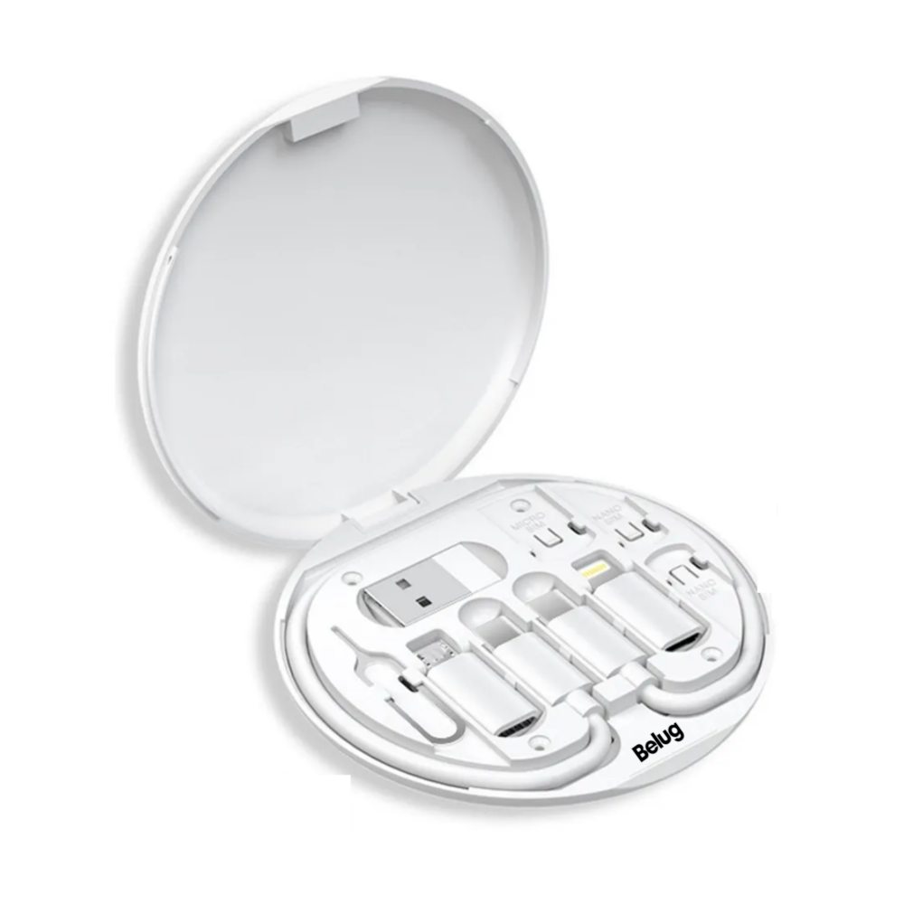 Adaptador Otg Usb Tipo C A Usb 3.0 5gbps 6 Piezas Para Iphone Belug  Blanco