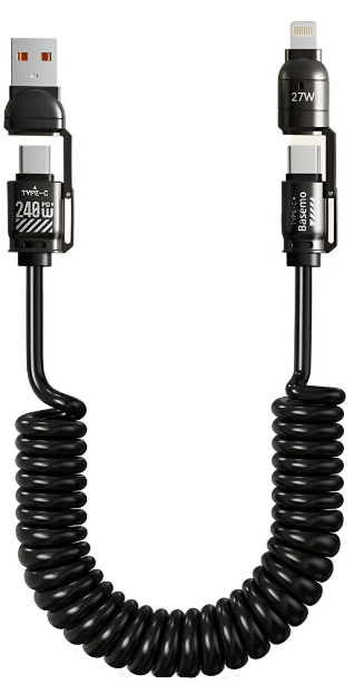 Xtellar Cable Usb-c Multipuerto De Carga Rápida 240w Para Coche Y Dispositivos Móviles