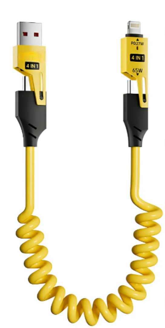 Xtellar 4 En 1 Cable De Carga Rápida Y Datos Usb De 92w  Alta Calidad  Versátil Y Portátil