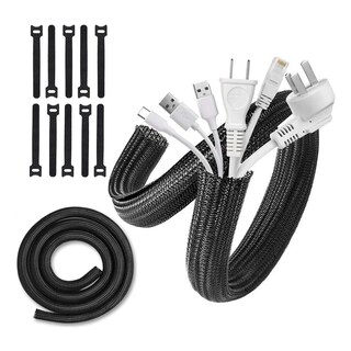 Foto 2 | Conducto Funda Tejida De Cables Con Cierre Automático 5 Mts Eo Safe Imports Esi-20094 Negro