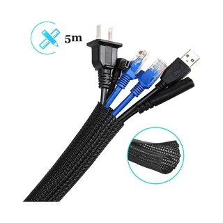 Foto 3 | Conducto Funda Tejida De Cables Con Cierre Automático 5 Mts Eo Safe Imports Esi-20094 Negro