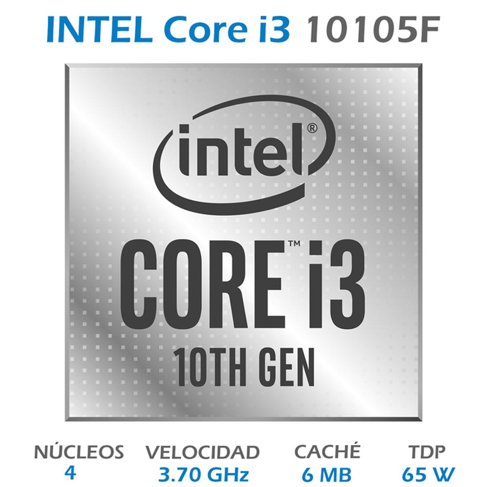 Foto 3 pulgar | Procesador Intel Core I3 10105f 1200 4.2 Ghz 4 Core Bx8070110105f